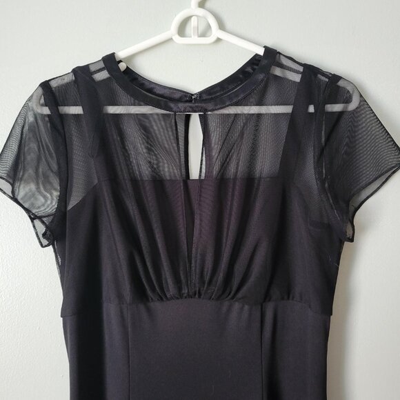 Stage Accents Black Dress Women's 8 Performance Maxi Recital Choir Dress - Picture 2 of 5